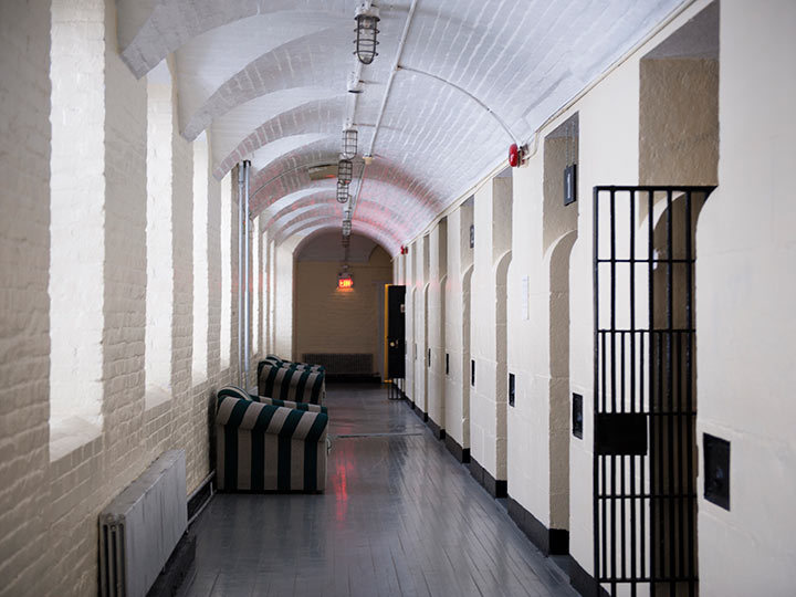 jail cell in Ottawa, Canada